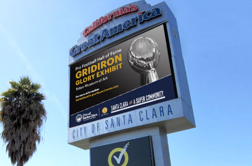 City of Santa Clara SuperBowl Billboard