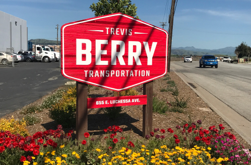Trevis Berry Transportation Sign