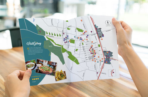 VisitGilroy Restaurant Map